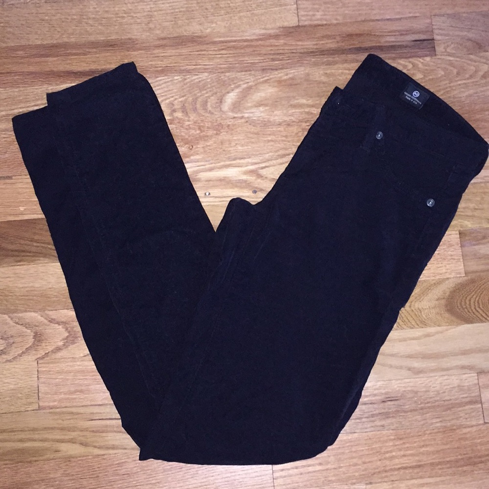 AG The Legging Super Skinny Black Corduroy